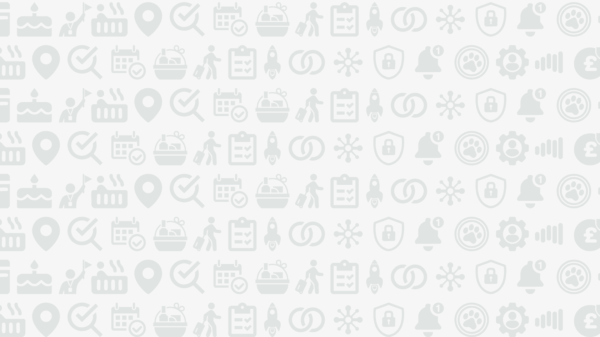 Short term rental pricing banner image including lots of icons. 